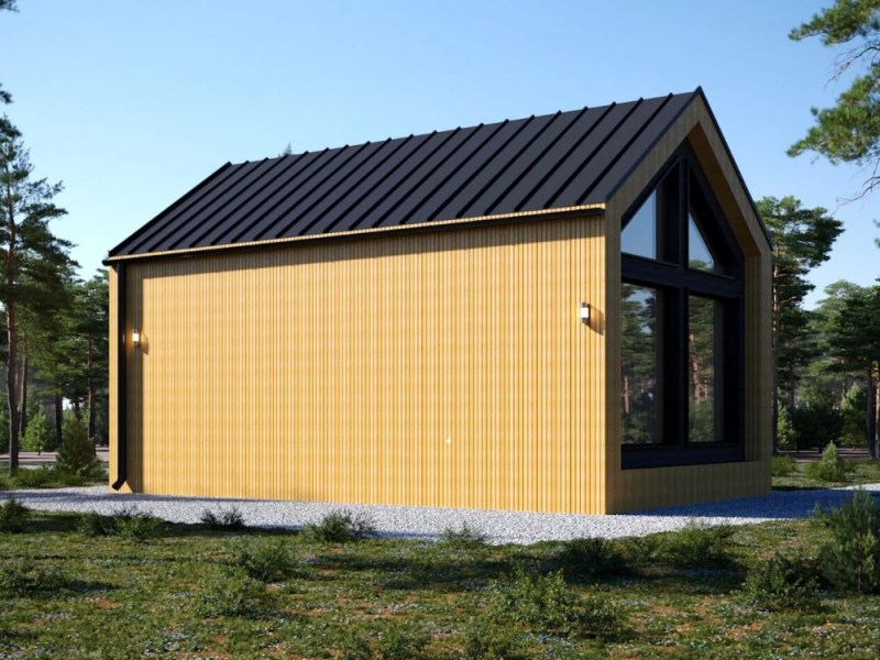 Дом в стиле Барнхаус «BARN MINI» 7,2x4,4