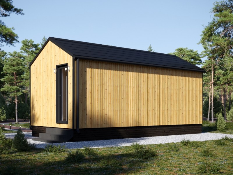 Дом в стиле Барнхаус «BARN MINI» 3,4x7,2