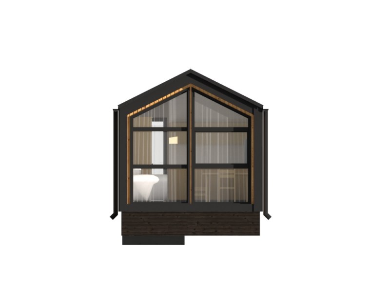 Дом в стиле Барнхаус «BARN MINI» 3,4x7,2